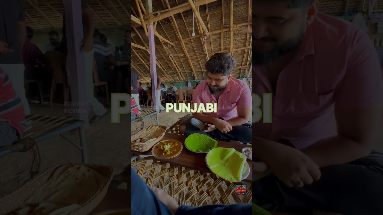Experience the real Punjabi dhabha in Namma Chennai 🥳😍 #ragavsreview #foodie #punjabifood