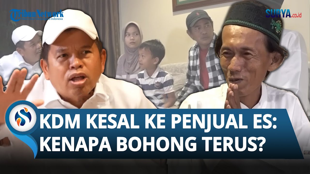 SAMPAI GEBRAK MEJA! Dedi Mulyadi Kesal ke Penjual Es Gabus soal Kontrakan: Kenapa Bohong Terus?