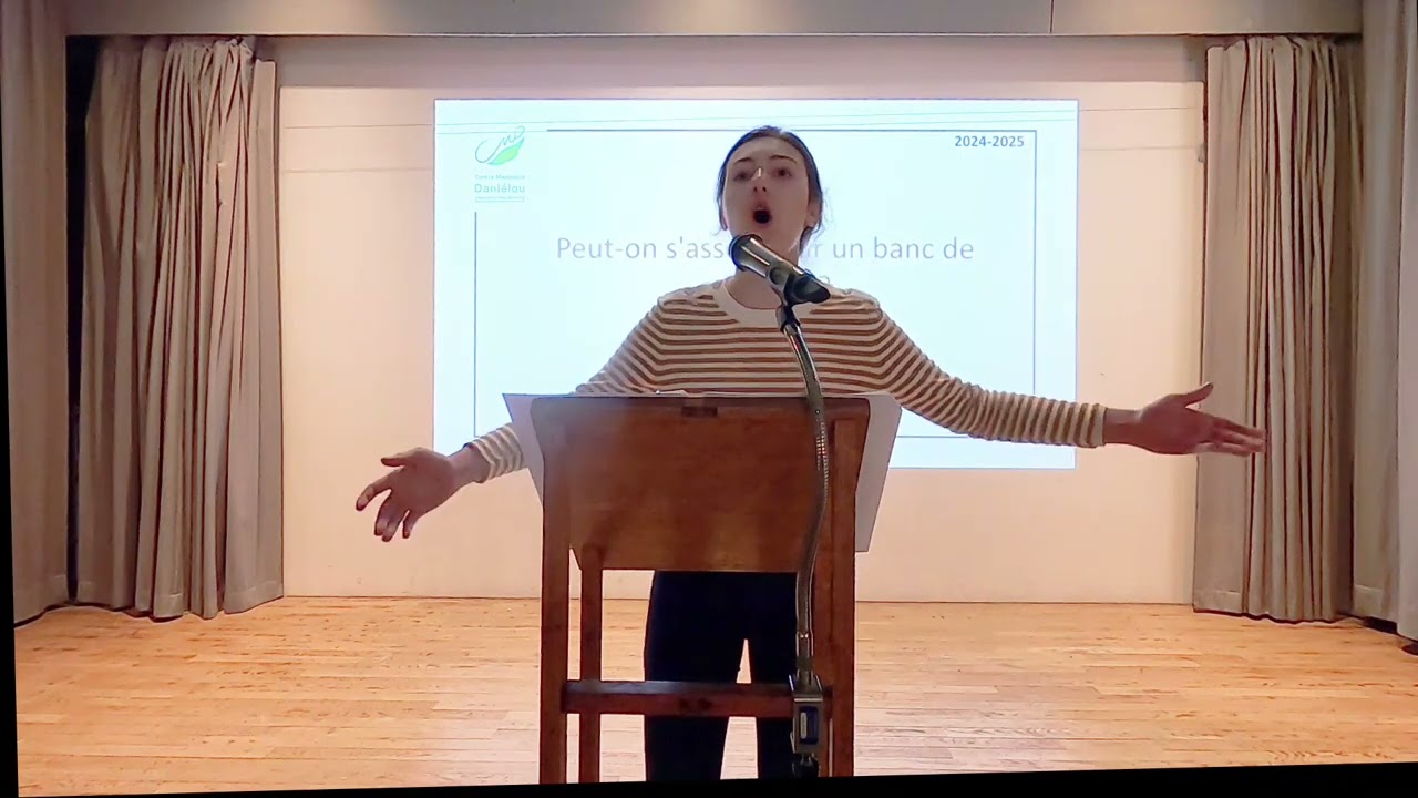 Concours d'éloquence Madeleine Daniélou 2025 -2nd tour-