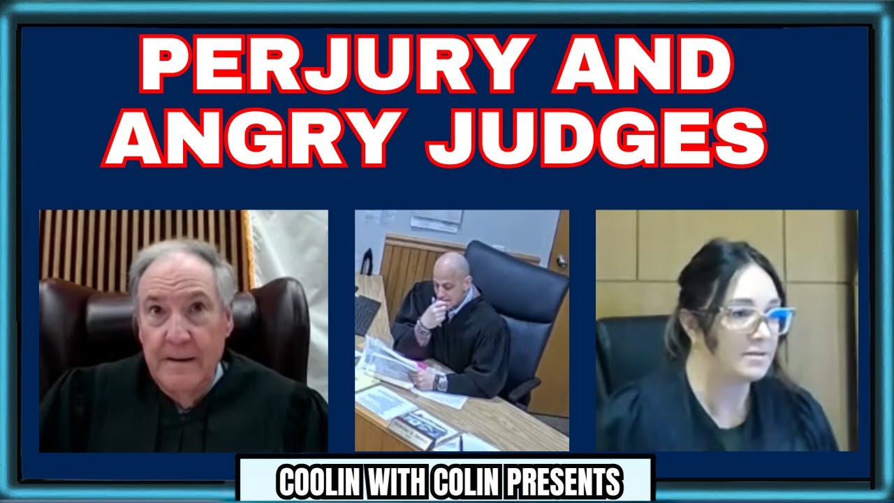 Perjury And Angry Judges