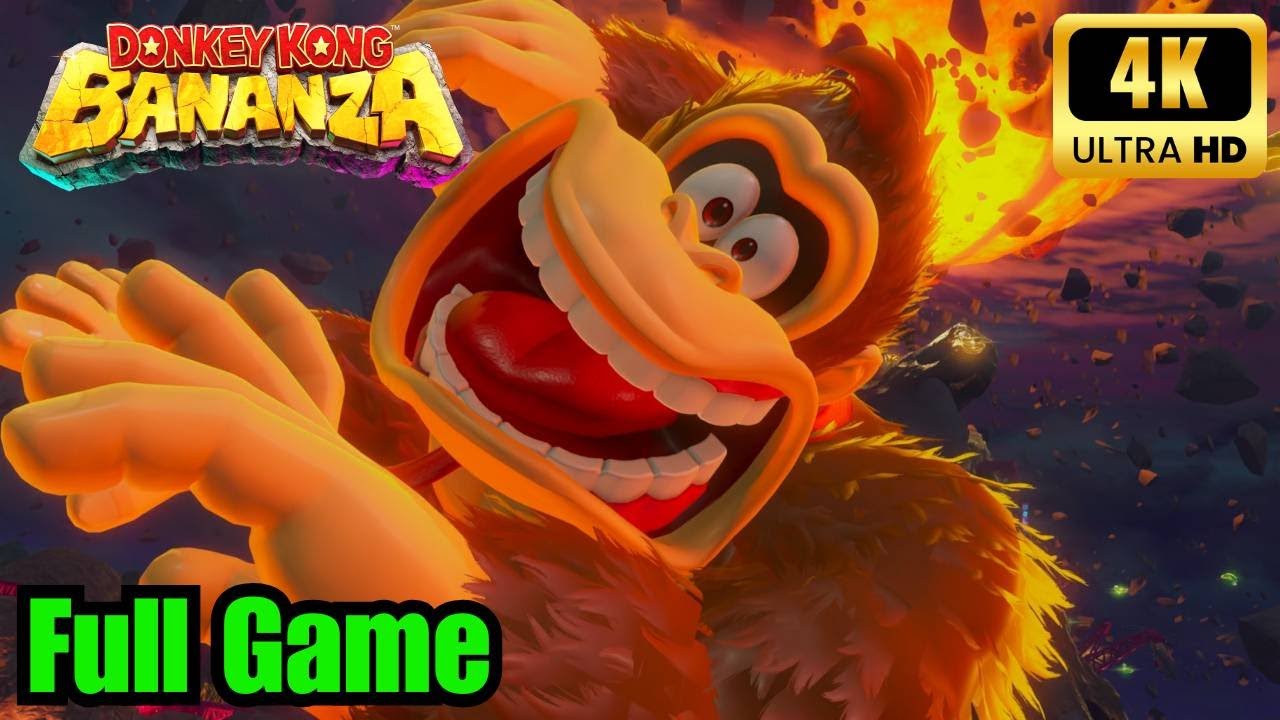 Donkey Kong Bananza: FULL GAME (Walkthrough No Commentary 4K 60FPS)