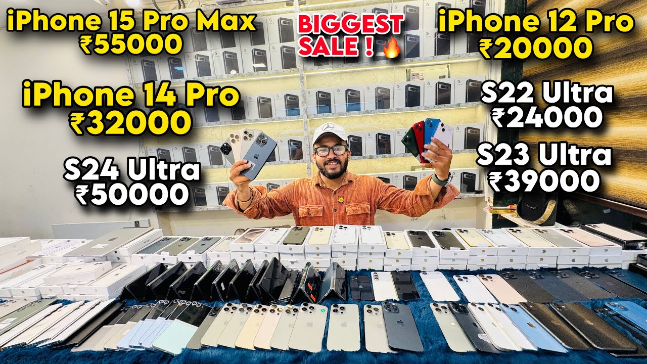 Biggest iPhone Sale Ever 🔥 I Cheapest iPhone Market | Second Hand Mobile | iPhone16 Pro iPhone 17
