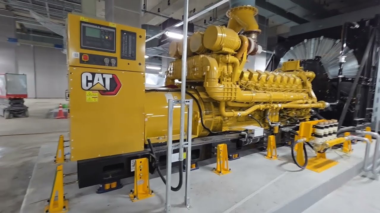 캐터필라 3,000kw 디젤 비상발전기 구조 간단설명 #캐터필라 #EDG #비상발전기 #구조 #설명