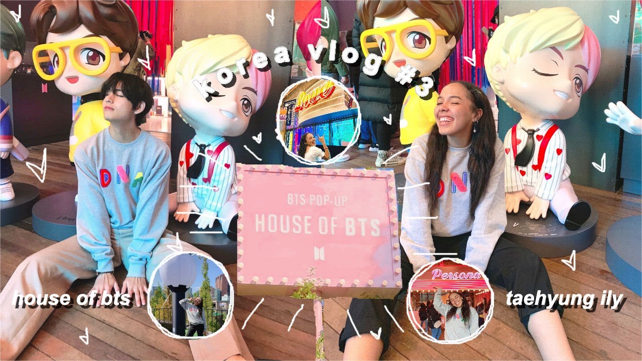 korea vlog ➌: house of bts (방탄소년단 팝업스토어) pop-up store in seoul!! ~*WÖW*~