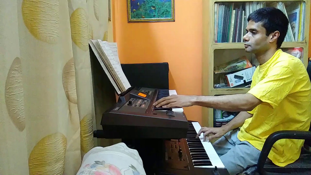 SHUKNO PATAR NUPUR PAYE NAZRUL GEETI KEYBOARD INSTRUMENTL BY MRINMOY CHOWDHURY