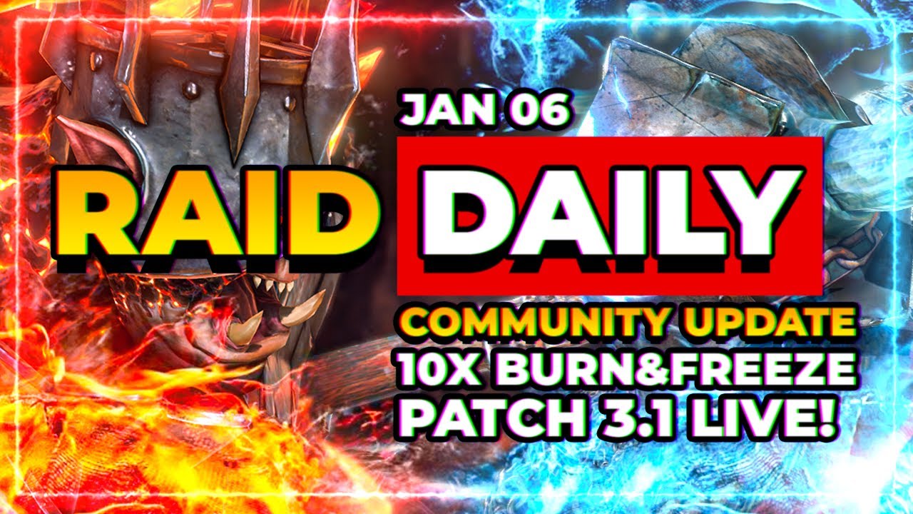 FIRE & ICE 10x | PATCH 3.1 Already Issues?! | RAID Shadow Legends