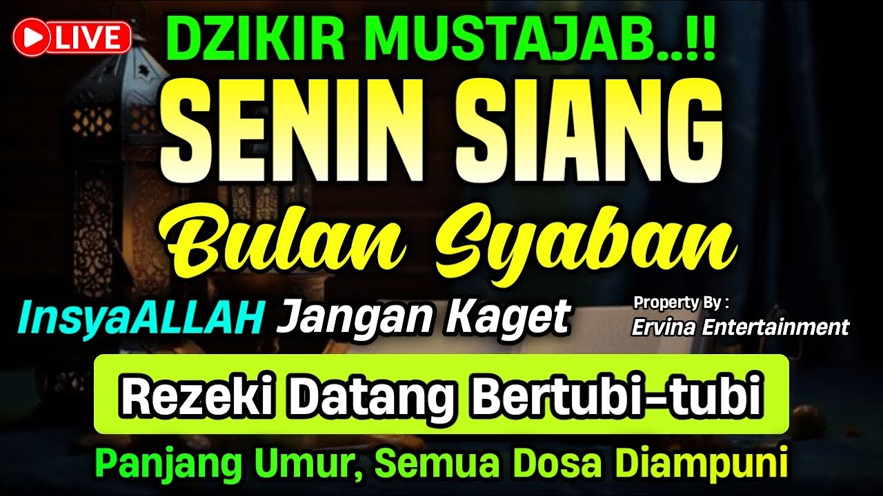 DZIKIR SIANG HARI SENIN MUSTAJAB.!! InsaAllah Rezeki Datang Bertubi Tubi | Qori : Ust. Tajul Arifin