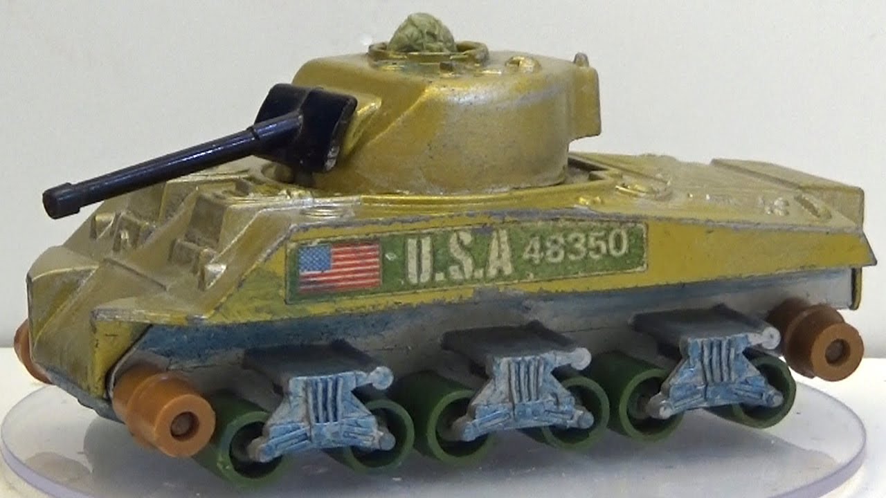 Matchbox ремонт танка Sherman № K-101 Battle Kings.