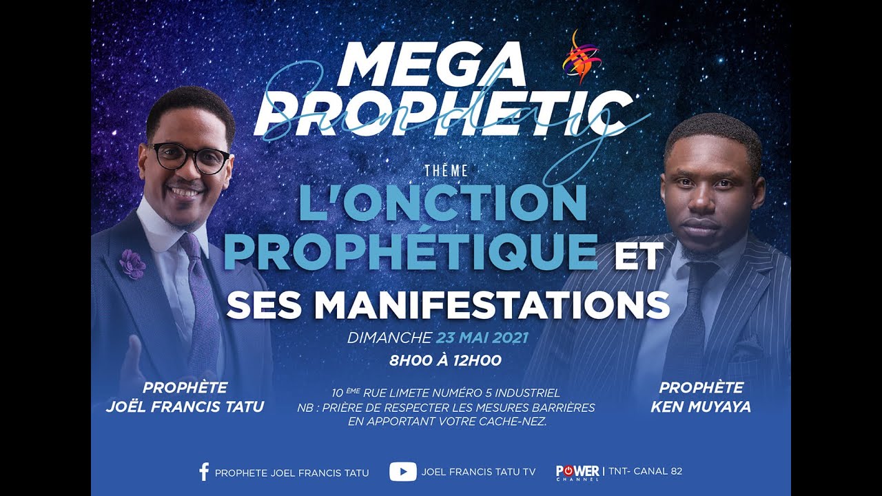 🔴GRANDE CLÔTURE FLAMING FIRE  : L'UNIVERS DU PARLER EN LANGUES  avec le Prophète Ken Muyaya