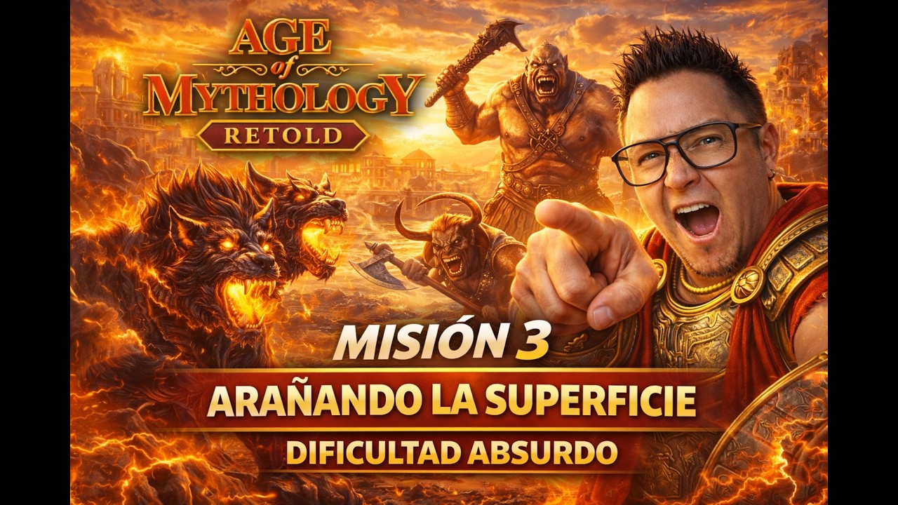 Age of Mythology Retold ⚔️/ La caída del Tridente #3 ARAÑANDO LA SUPERFICIE / LVL ABSURDO