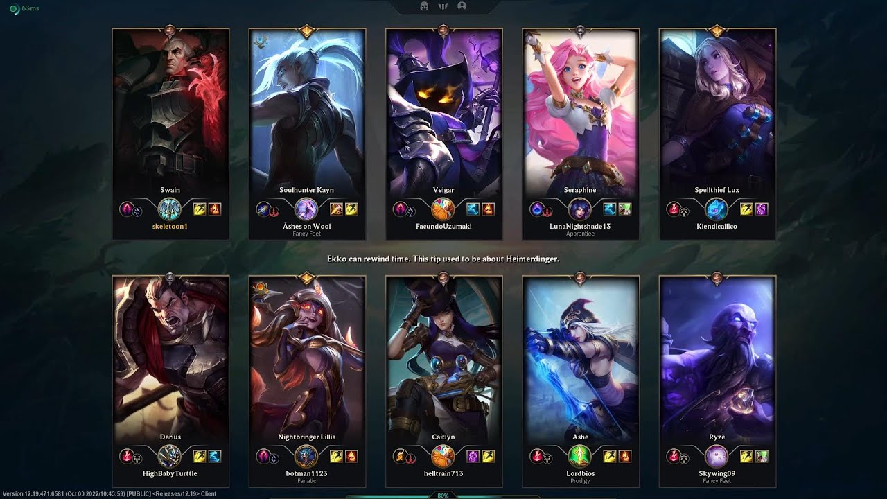 playing swain  top first time League of Legends