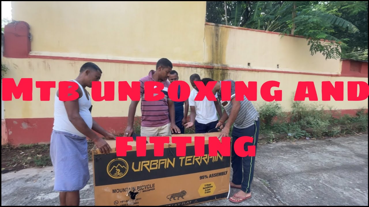 Urban terrain ut1000 ka unboxing and installation or fitting