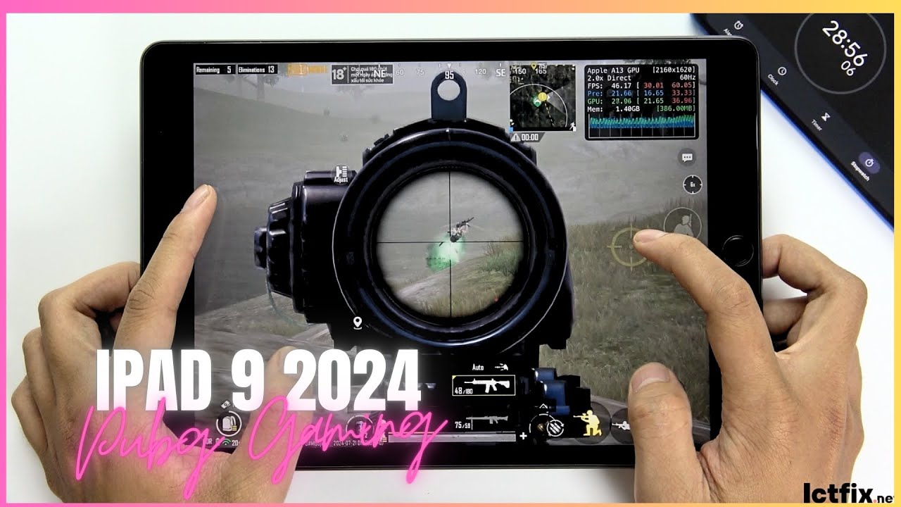 iPad 9 PUBG Mobile Gaming test 2024 | Apple A13 Bionic
