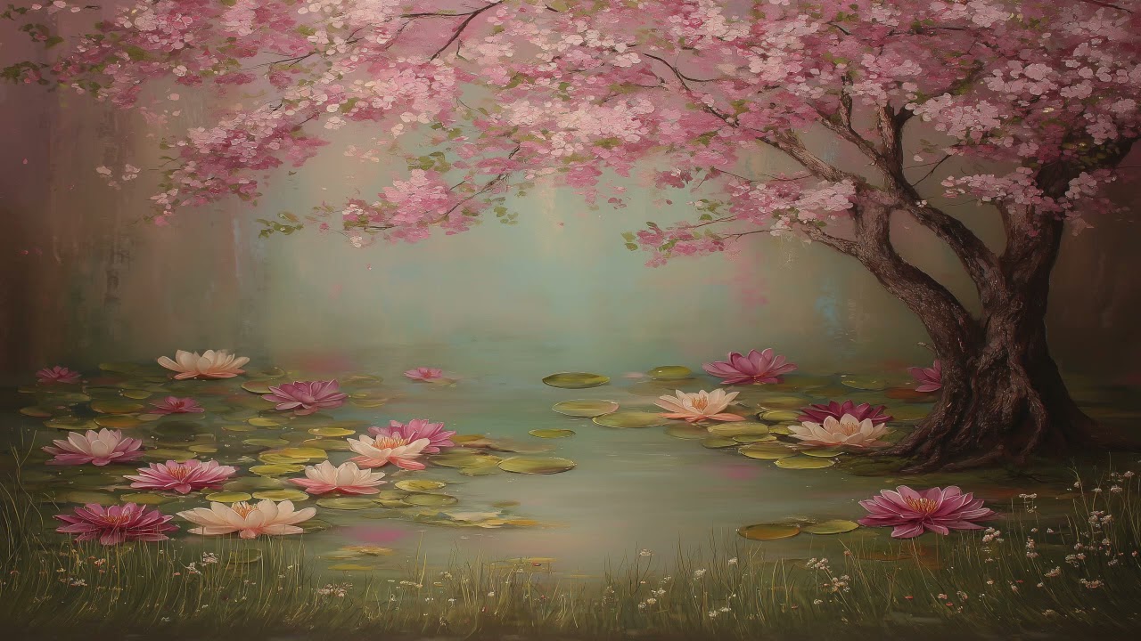 Vintage-Inspired Colourful still life Flowers  (No Music) TV Art Screensaver / ART for your TV