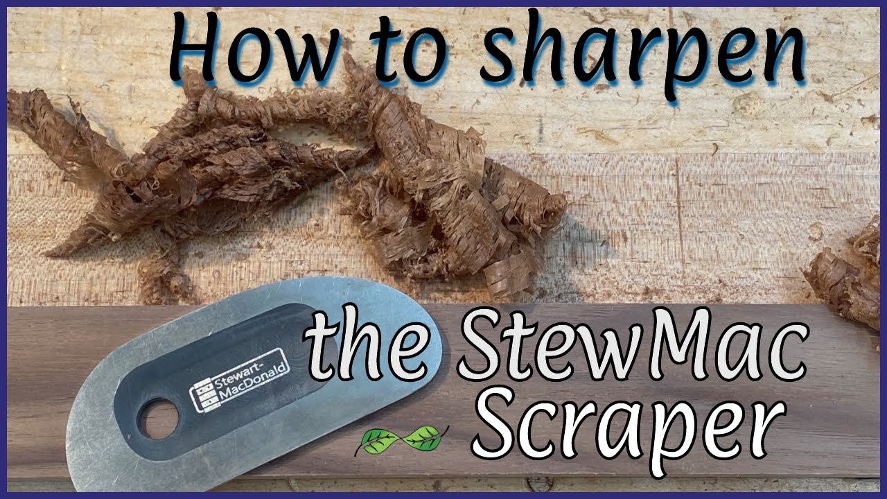 Sharpening the StewMac scraper