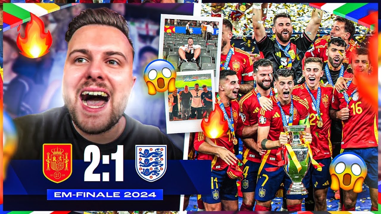 DRAMA im FINALE 🥶 Spanien 🇪🇸 vs England 🏴󠁧󠁢󠁥󠁮󠁧󠁿 EM Finale STADION VLOG 🏟️