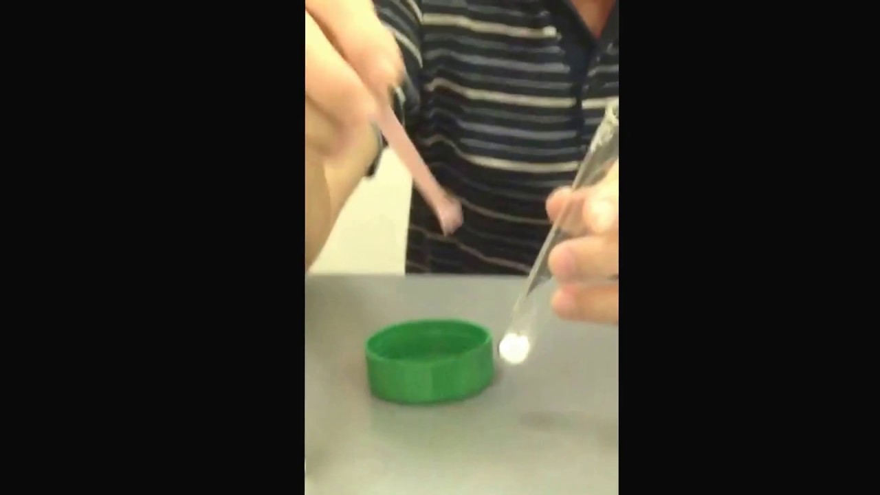 Chemistry - Production of ammonia gas using solid reactants