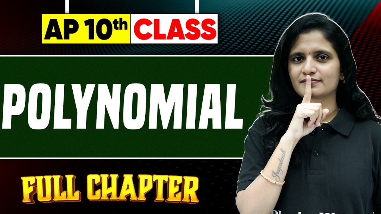 Polynomial in 1 Shot | Maths | AP 10th Class in Telugu | All Topics Covered