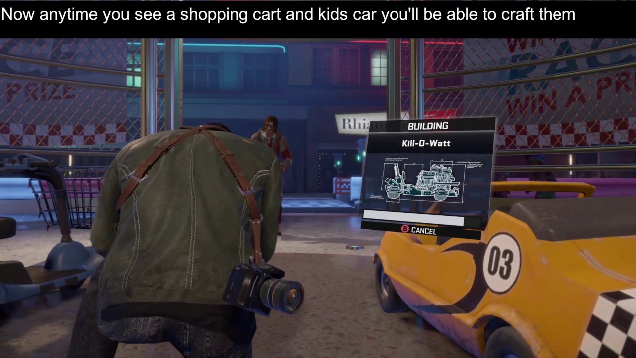 Dead Rising 4 Kill O Watt Blueprint