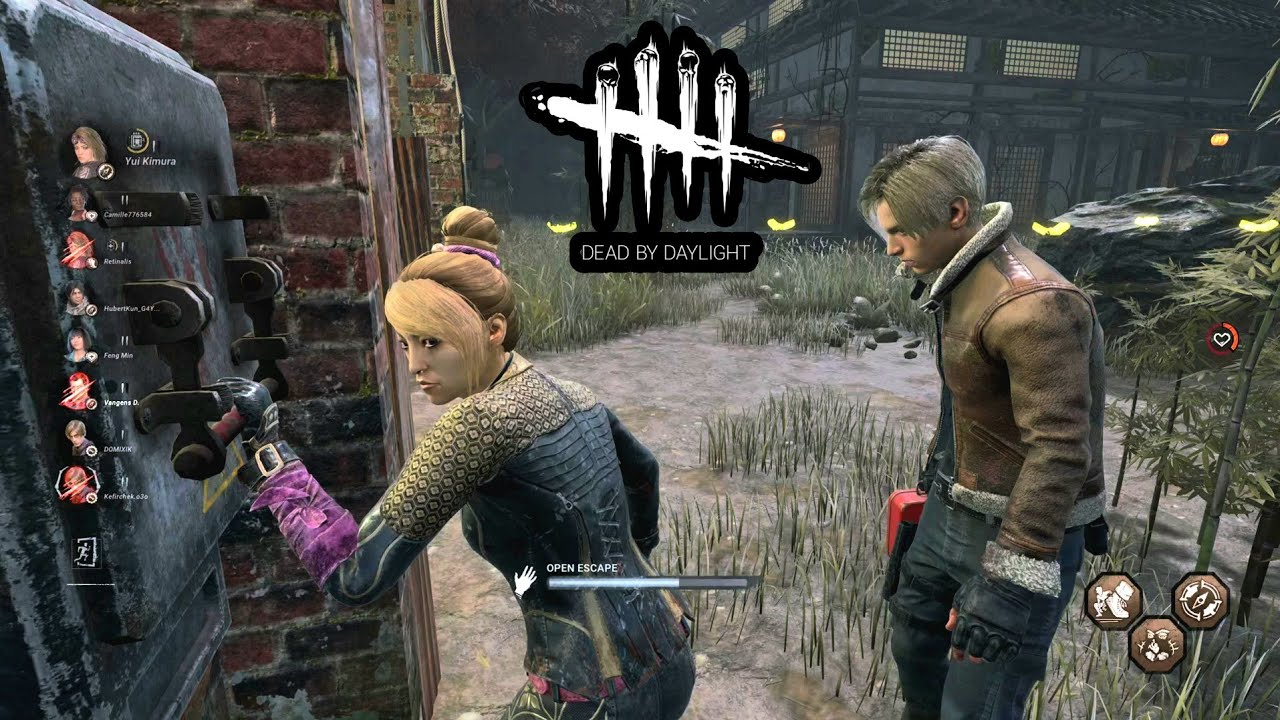 DBD/2v8 /YUI KIMURA vs WRAItH & NURSE /gameplay /escape with @domixikgaming781 🎮🦋⭐️