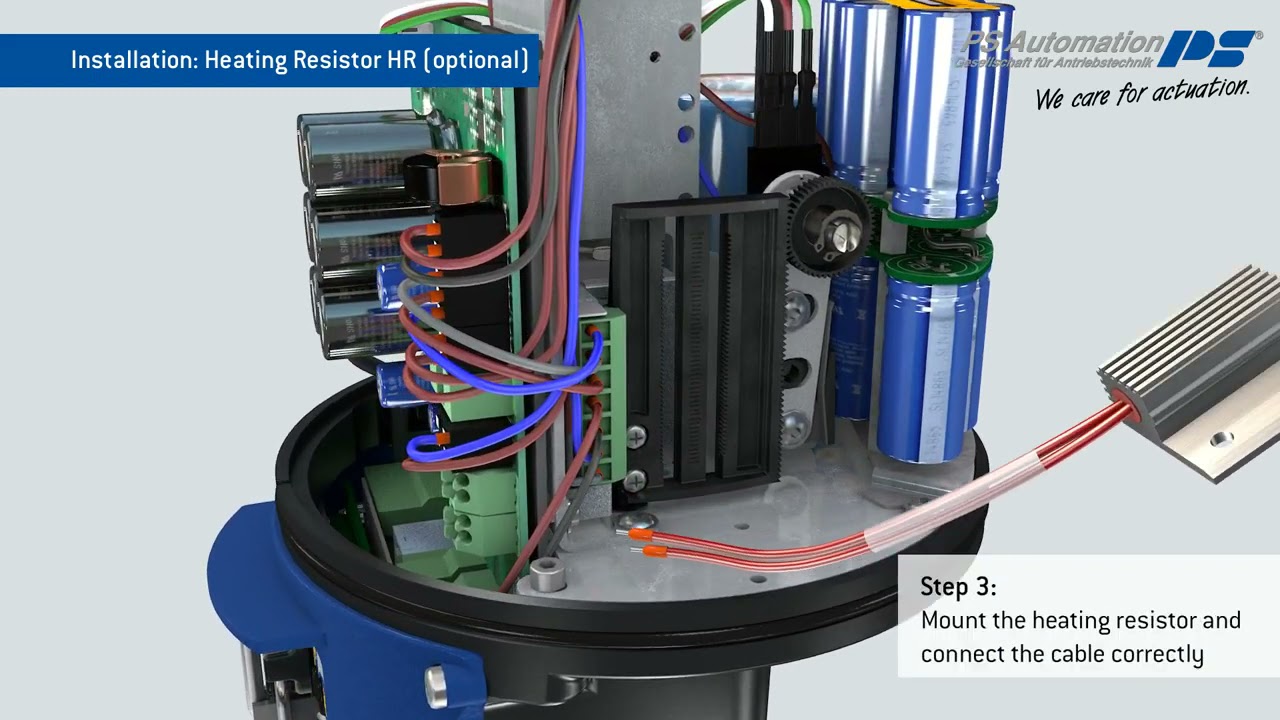 Smart Linear Actuator PS AMS PSL  Valve Assembly, Commissioning, Installation of Accessories