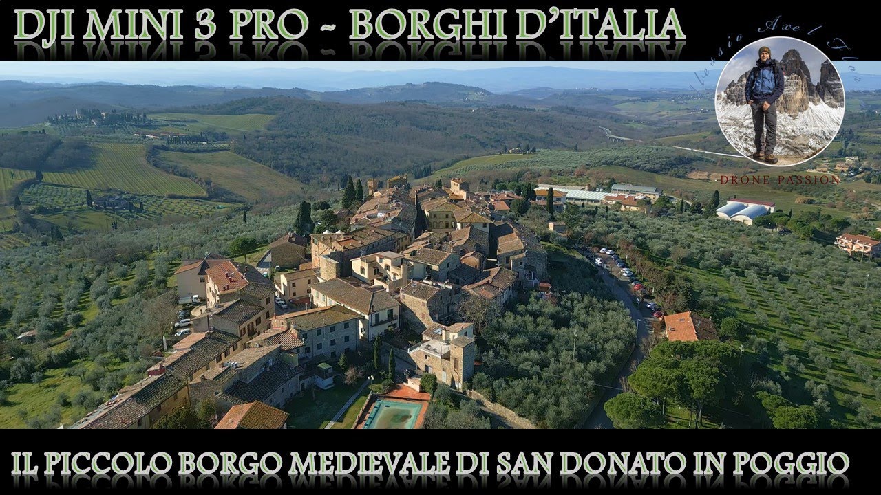 Alla scoperta del piccolo borgo medievale di San Donato in Poggio #4k #travelvlog #tuscany #dji