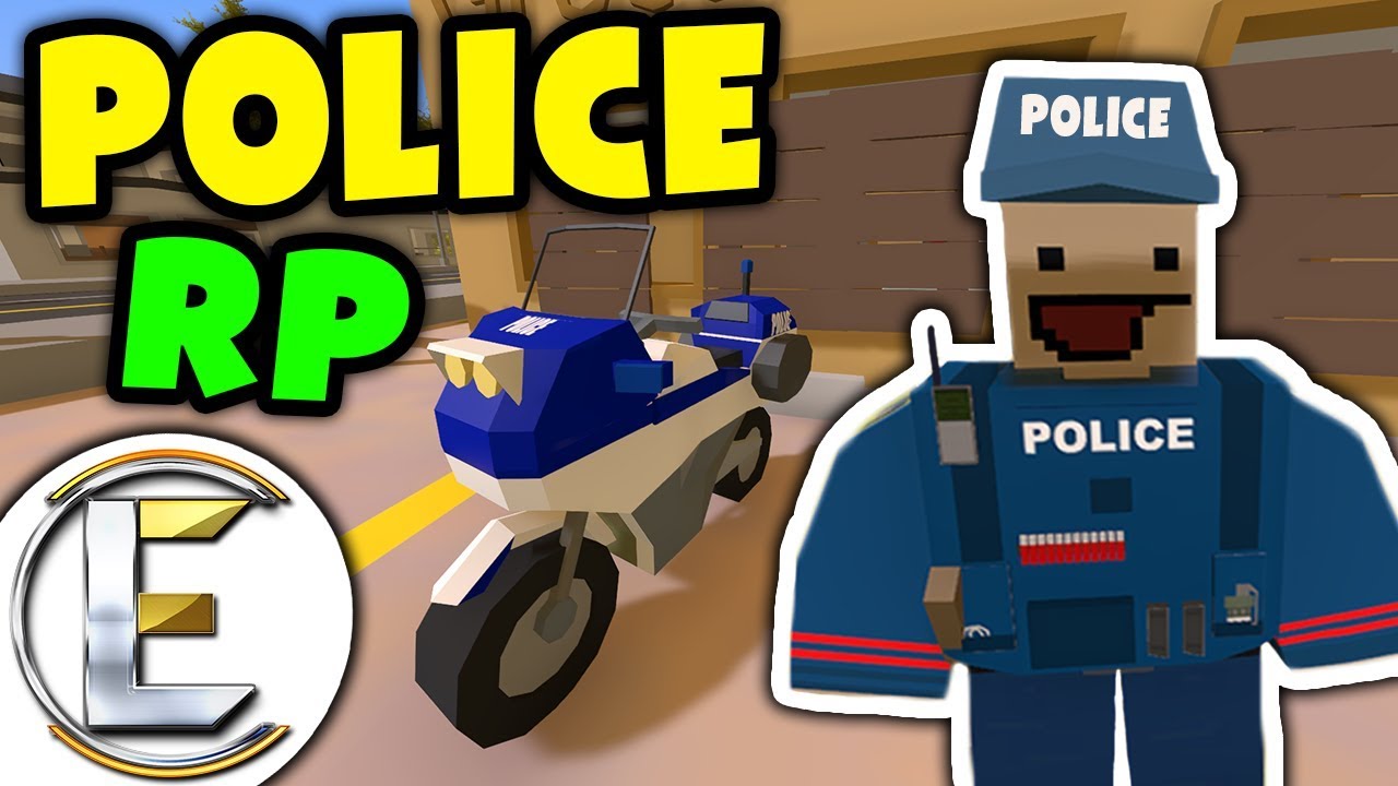 Unturned - POLICE BIKER RP | Speeding tickets and fines and unstable ride ( Roleplay )