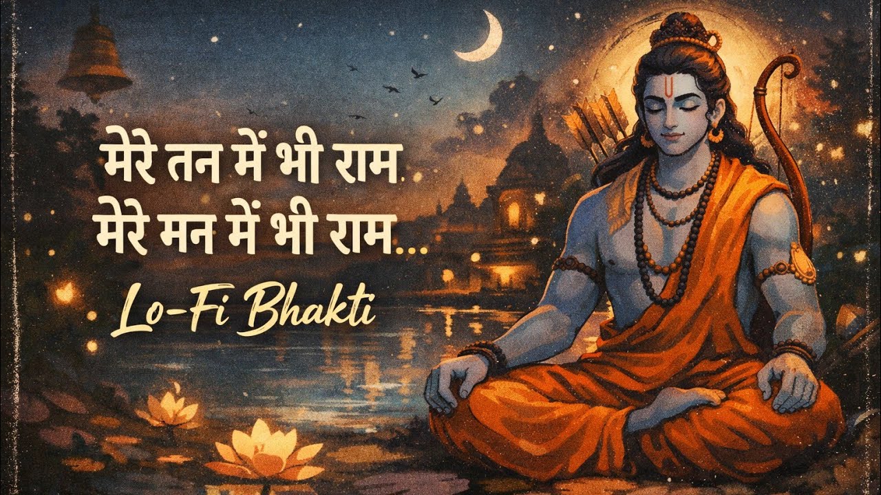 मेरे तन में भी राम | Lo-fi Ram Bhakti Song | Mere Man Mein Bhi Ram | Peaceful Ram Meditation Bhajan