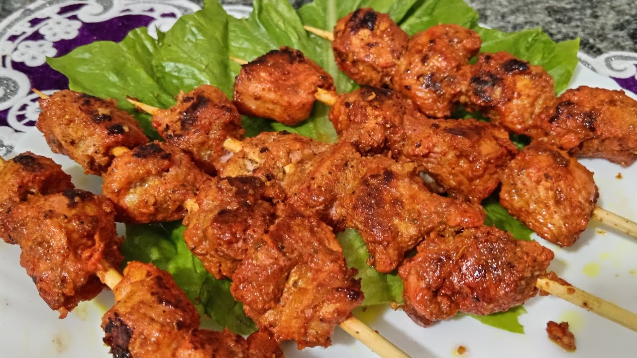 Chicken Tikka kabab recipe | Dawat special chicken tikka kabab recipe |silver kitchen 