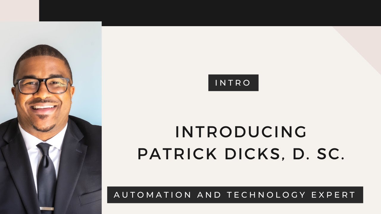 Introduction to the Video Series #artificialintelligence #automation