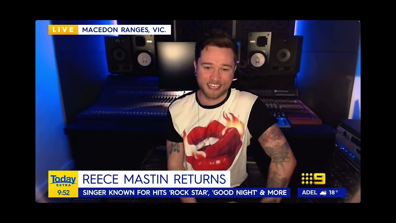 Reece Mastin Interview with David Campbell & Sylvia Jeffreys on Today Extra 21/8/24