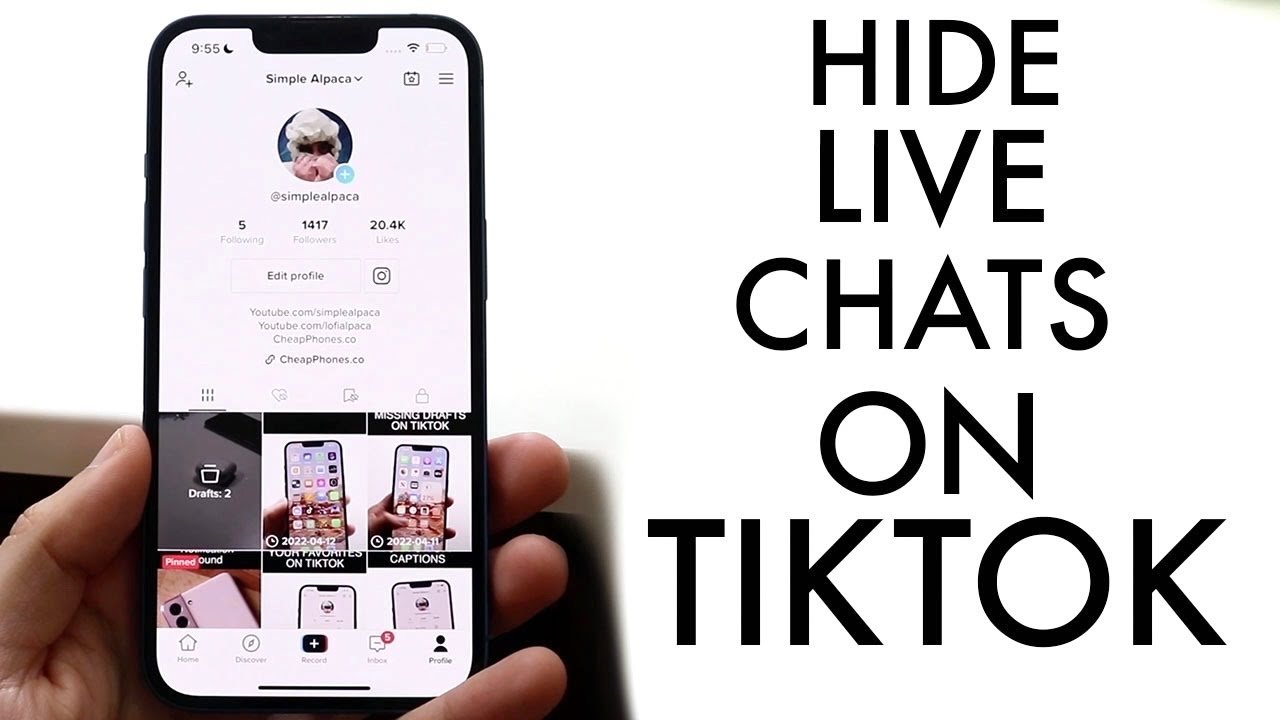 How To Hide Chats On TikTok Live! (2022)