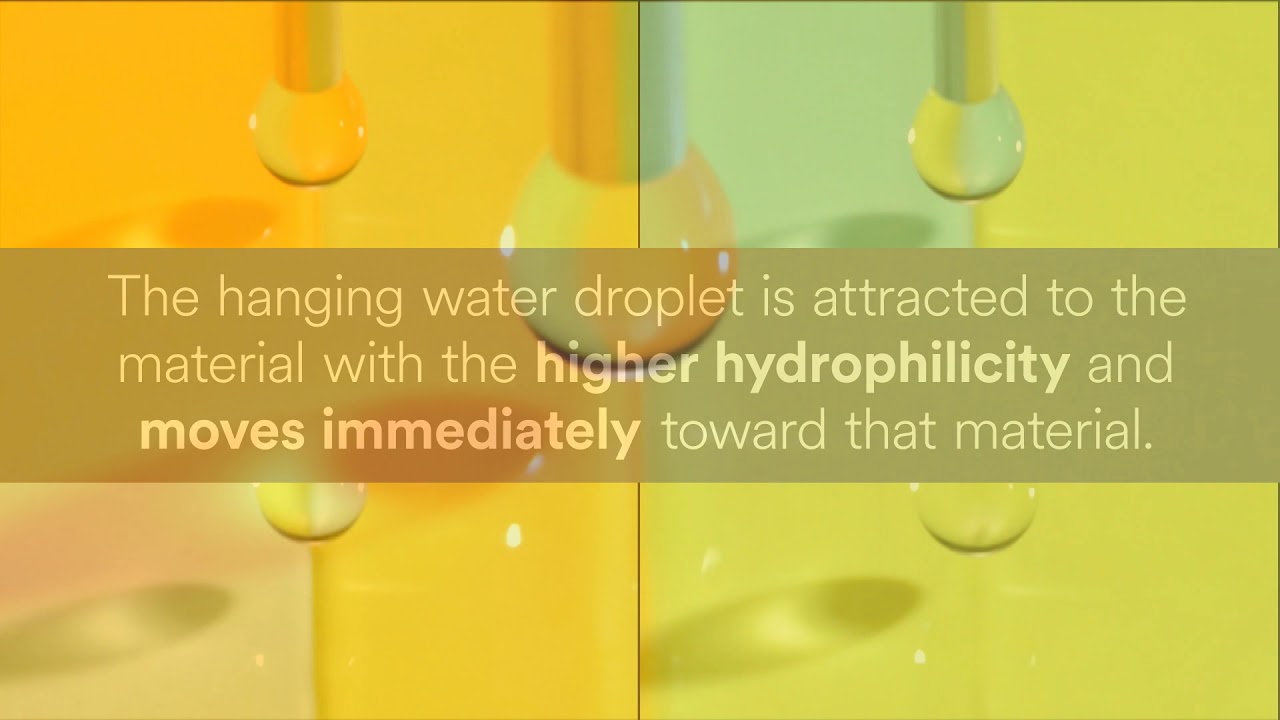 Impregum Super Quick   Hydrophilicity Comparison