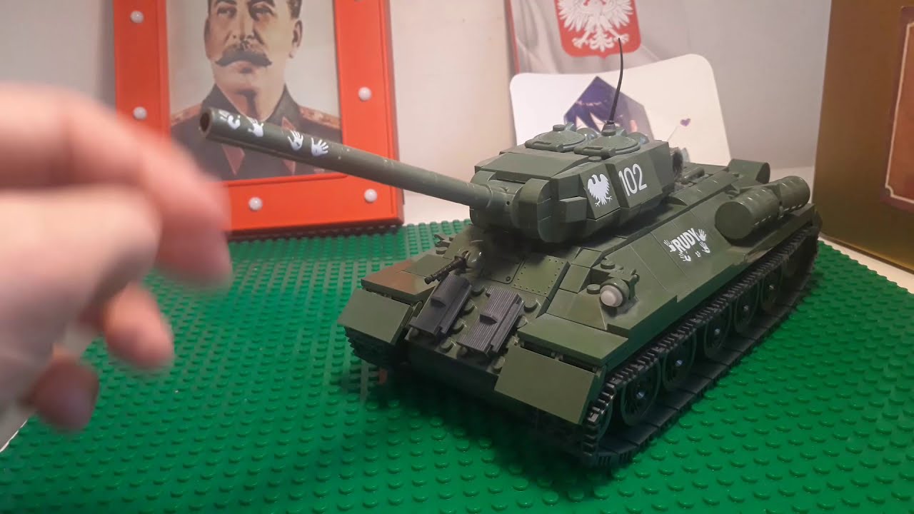 cobi T34/85 RUDY ,,recenzja''