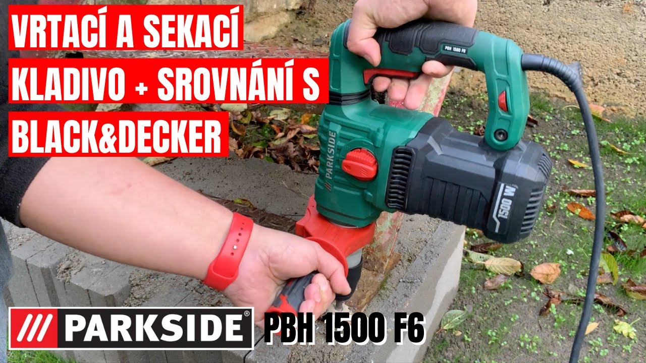 VRTACÍ A SEKACÍ KLADIVO PARKSIDE PBH 1500 F6 | RECENZE & UNBOXING
