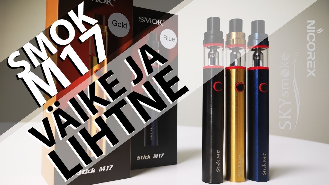 Kompaktne ja lihtne SMOK Stick M17!