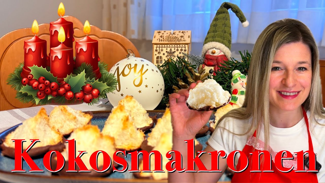 Kokosmakronen zum 4. Advent