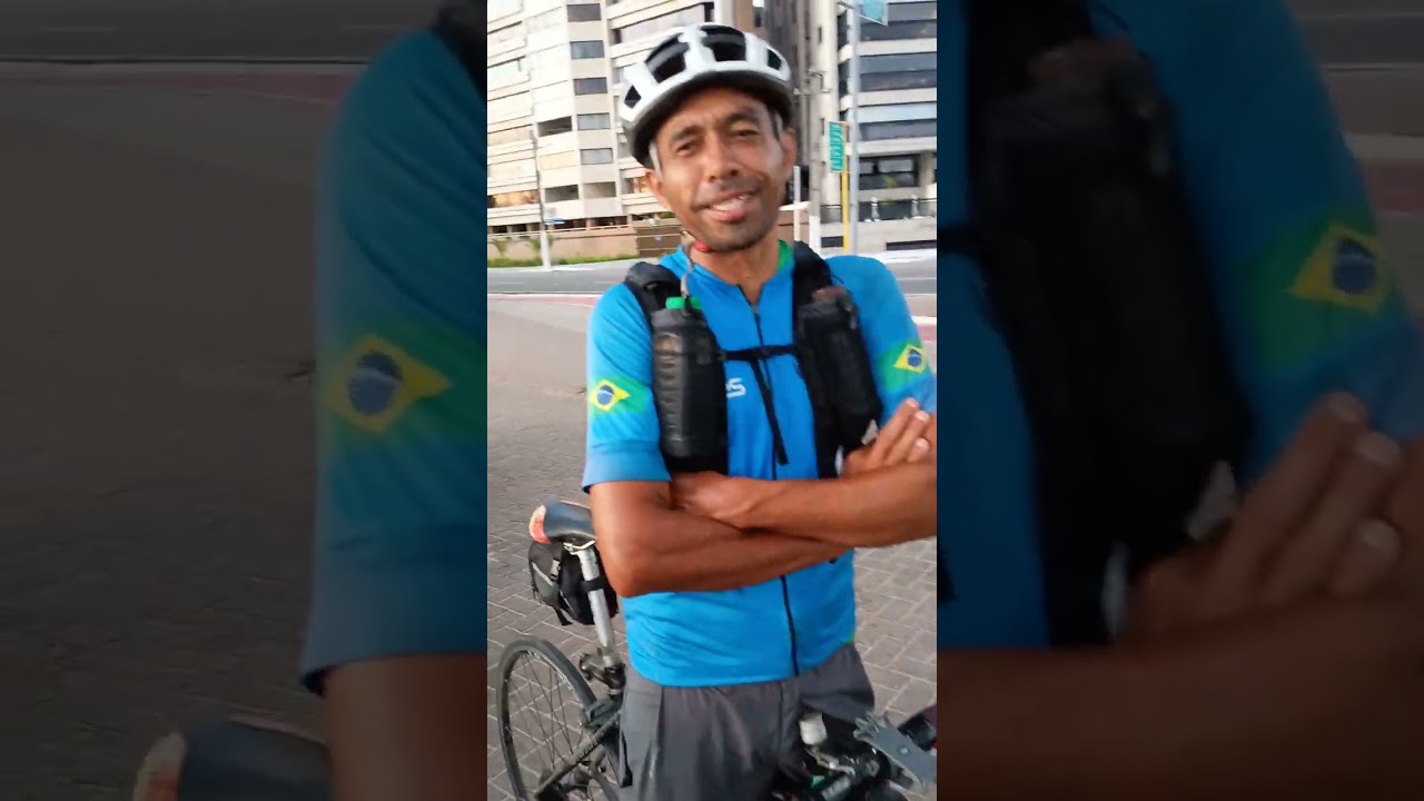 Dia de recepcionar o nosso amigo Josivan cicloviajante mais uma vez aqui em Maceió.