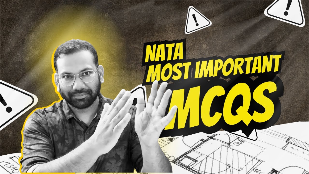 🔥Top Must-Solve MCQs for NATA 2025 | Crack NATA in Last Attempt!