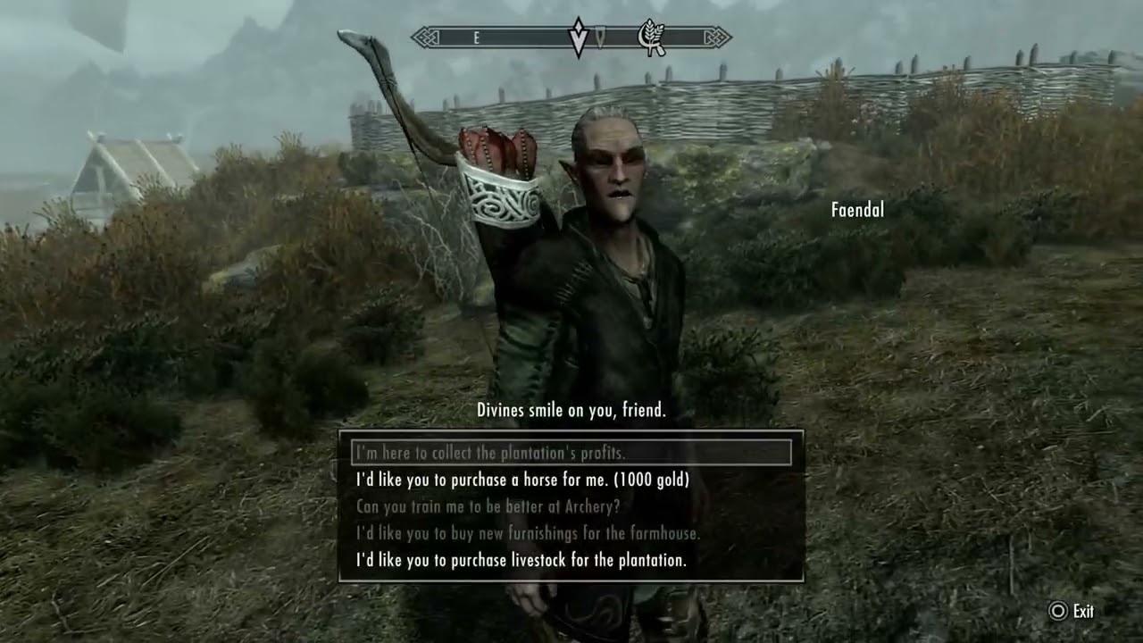 Skyrim, Farming, probably. 01/01/2026