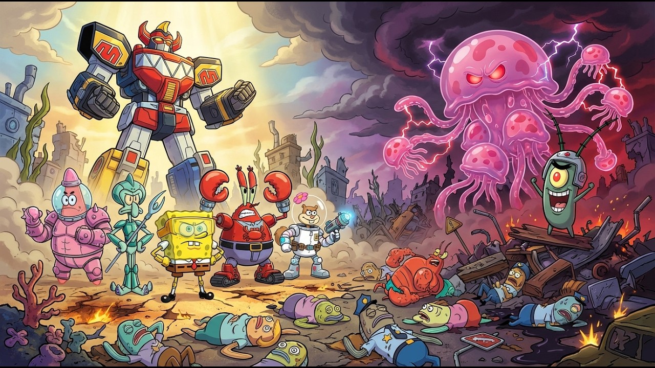SpongeBob Animation: Plankton Tried to Rule the World&hellip; Until SpongeBob Showed Up! 😱 | Fanmade