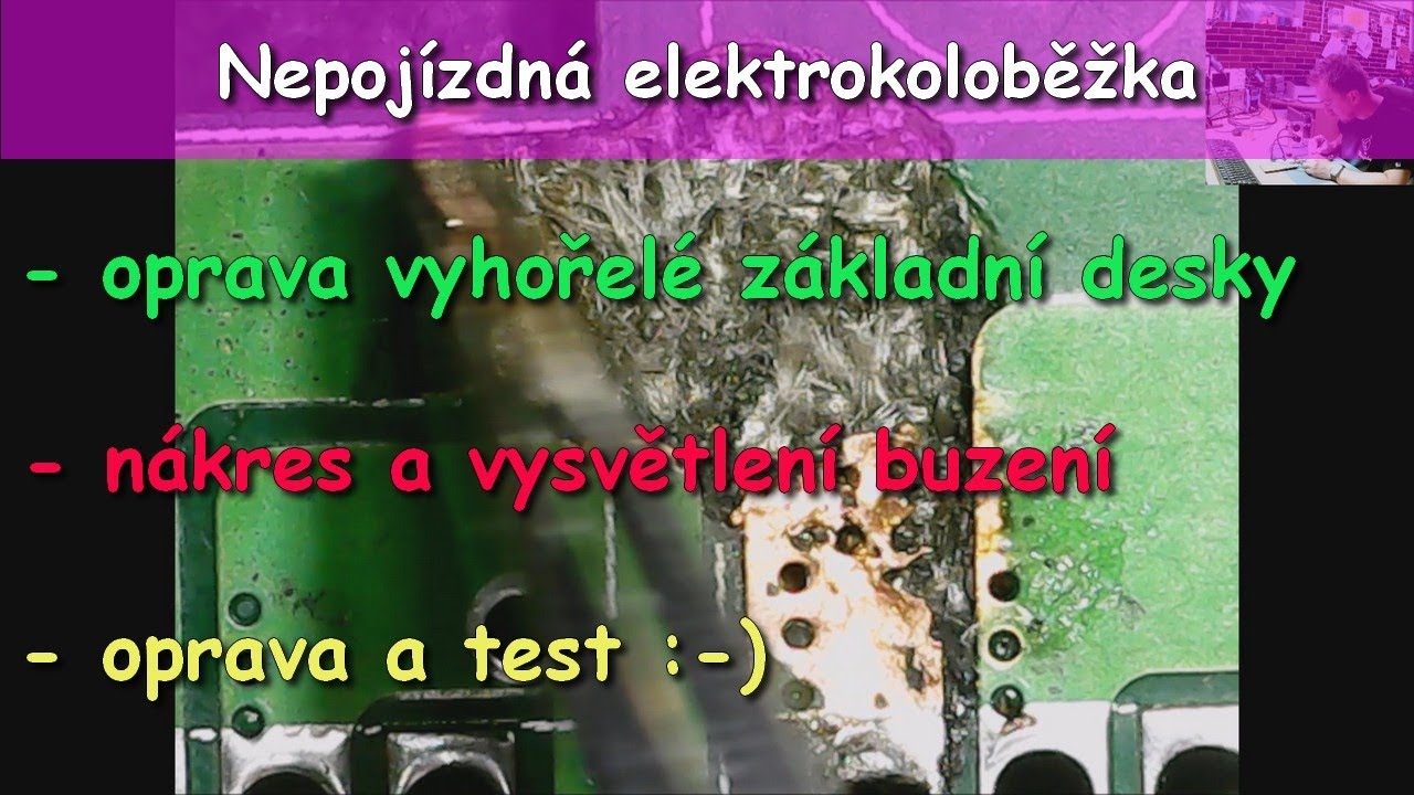 Oprava nepojízdé elektrokoloběžky | Naše stará známá :-)