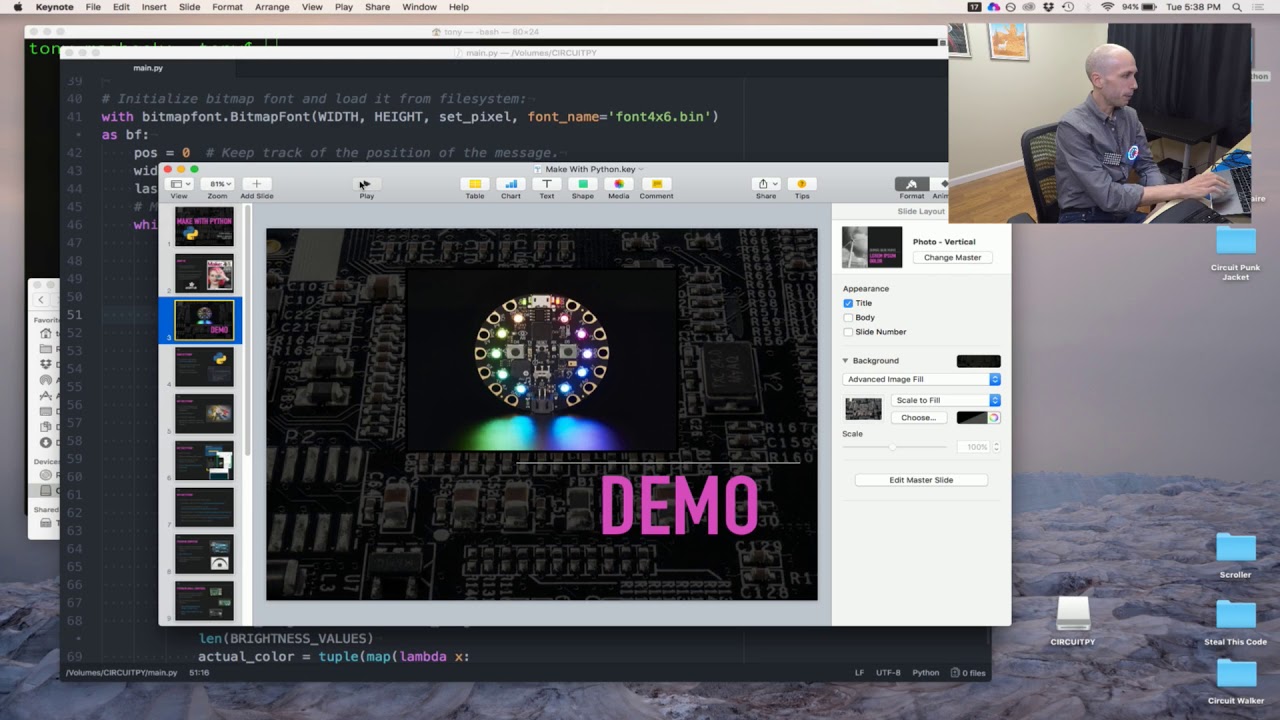 Make With Python: Reprise of World Maker Faire 2017 Talk