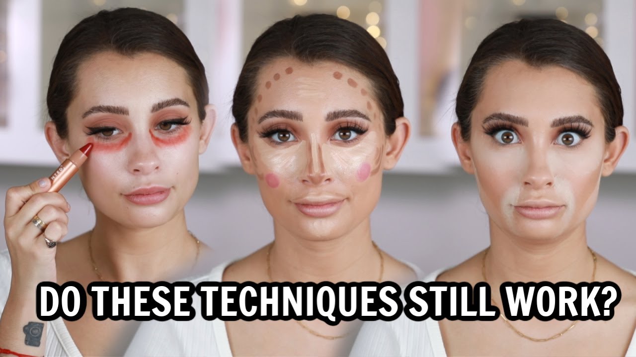 TRYING OLD MAKEUP TECHNIQUES I USED TO LOVE
