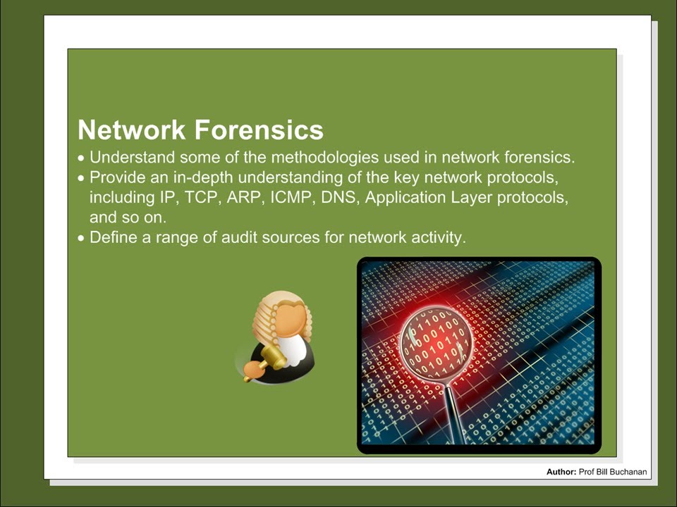 Intro to Sec. and Net. Forensics: 9 Network Forensics