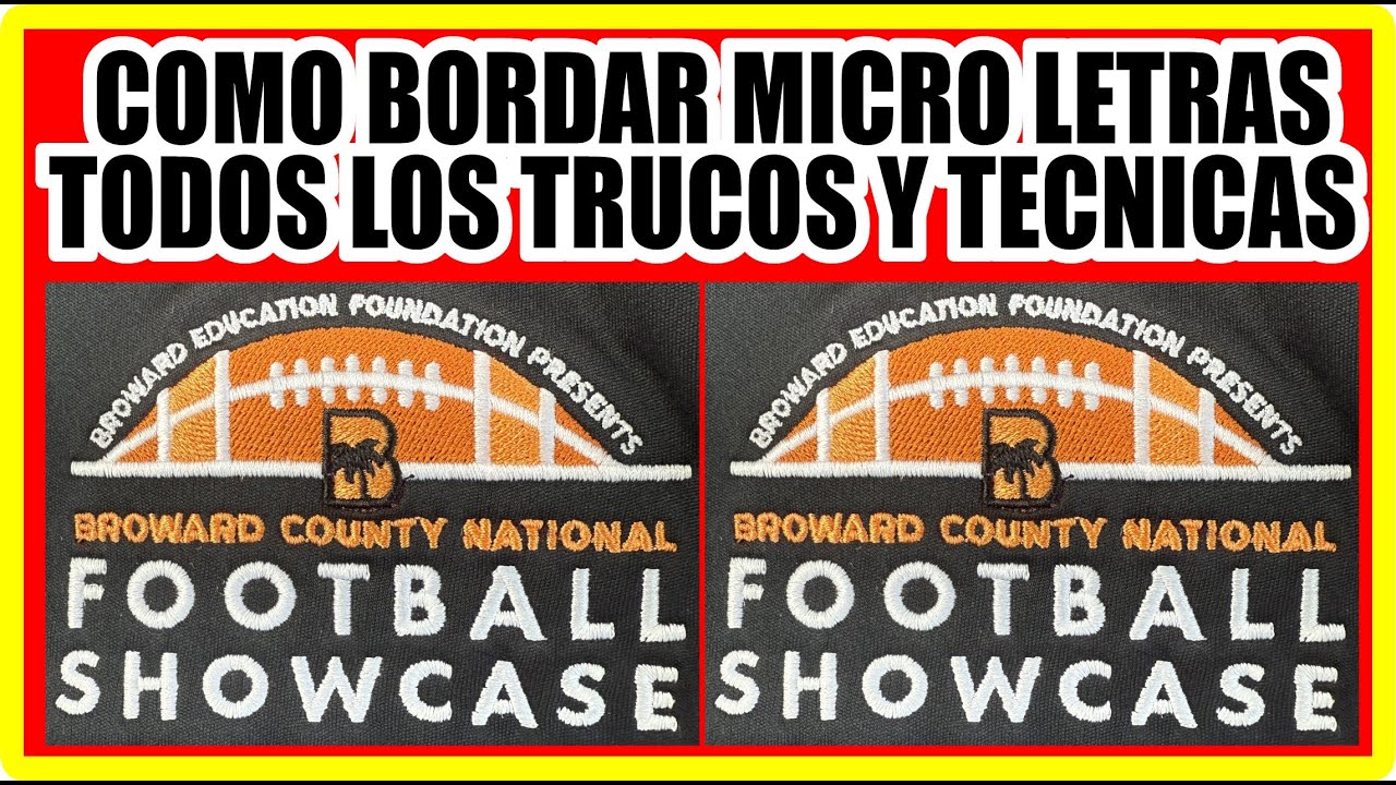 COMO BORDAR MICRO LETRAS Y LETRAS MUY PEQUEÑAS BIEN 🧶 LETRAS PEQUEÑAS PROPIEDADES Y MATERIALES
