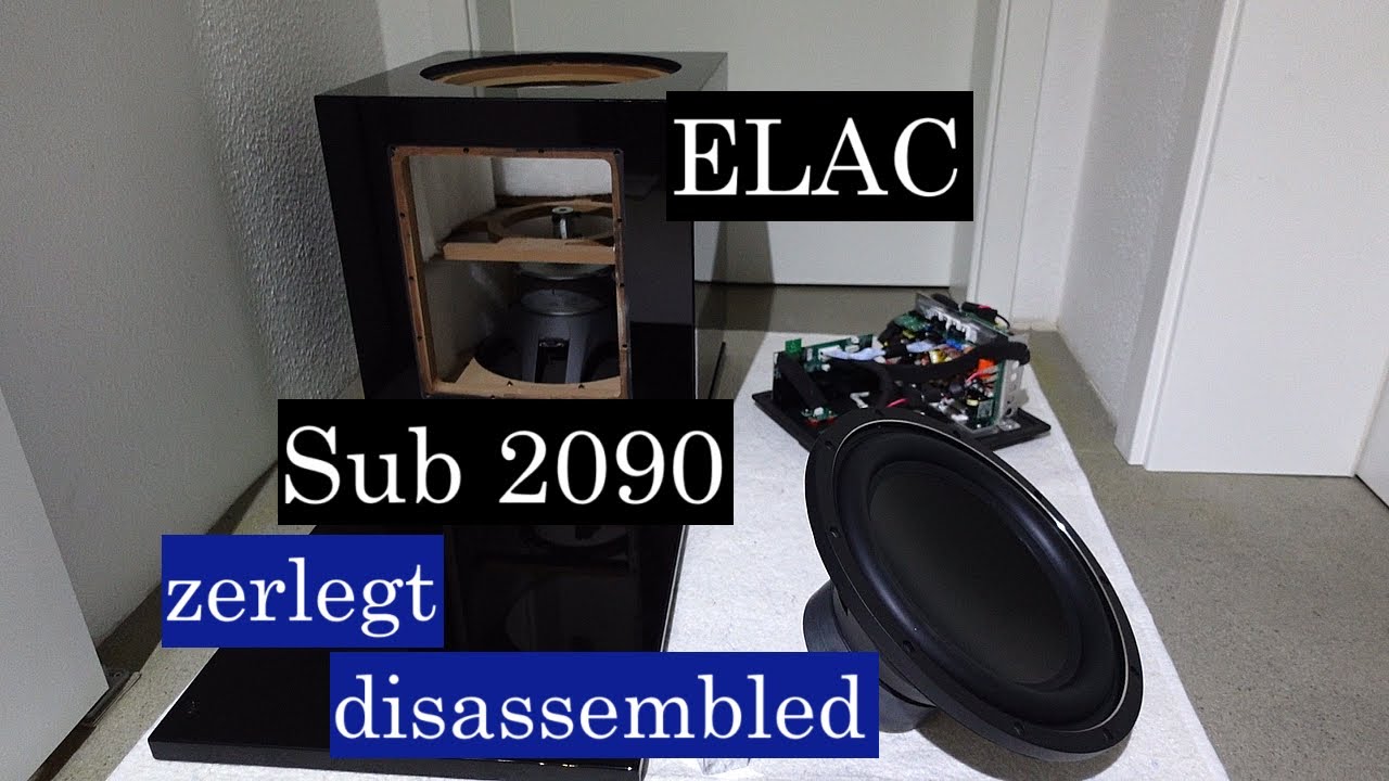 Elac Sub 2090 - zerlegt - disassembled