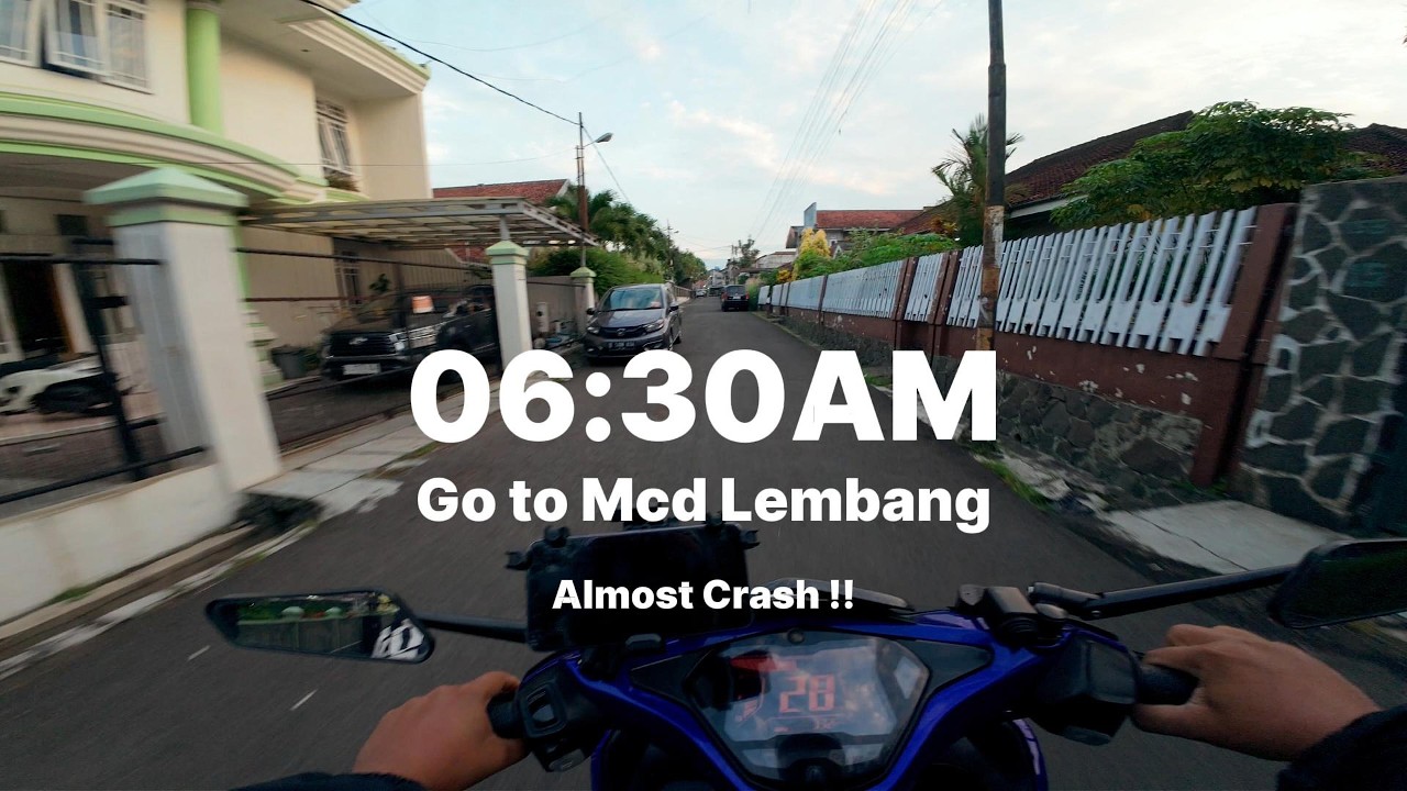 Cruising to McDonald's Lembang on Yamaha Aerox | Morning Motovlog