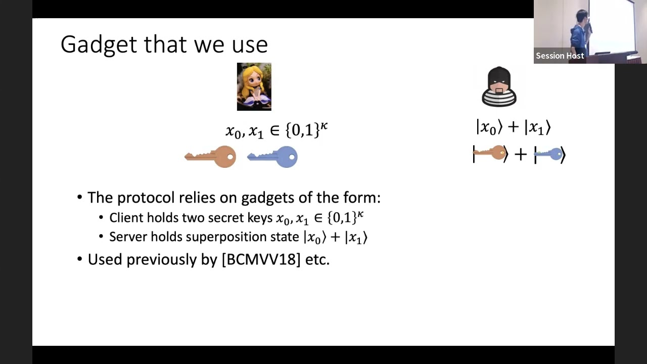 QIP 2022 | Succinct Blind Quantum Computation Using a Random Oracle (Jiayu Zhang)