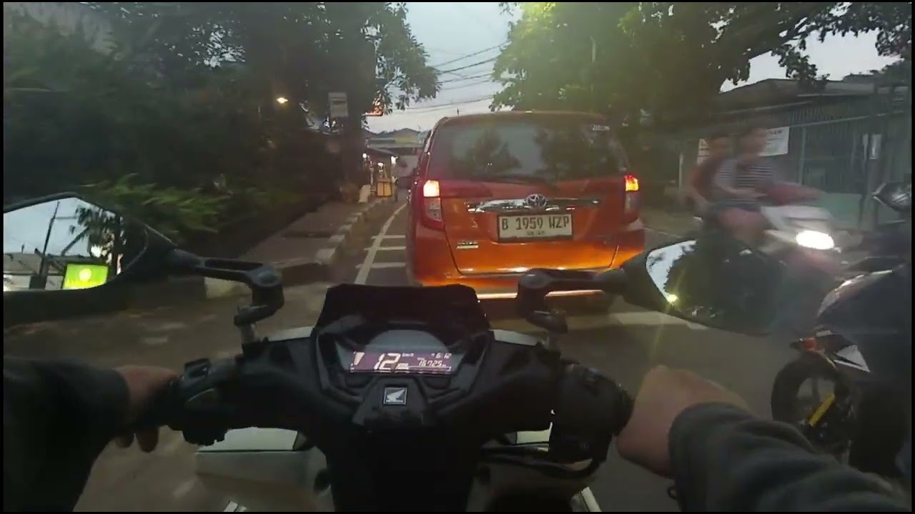 pulang pergi kerumah ustad M.Nurdin s dipetukangan